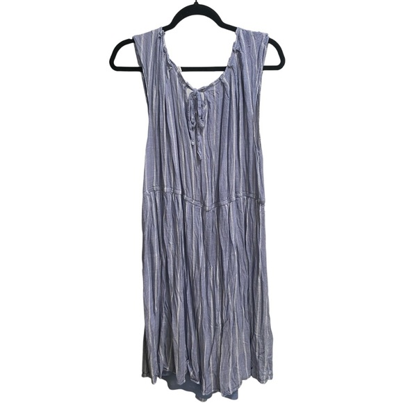 LC Lauren Conrad Blue/White Striped‎ Dress, sz. 2X - Picture 2 of 6